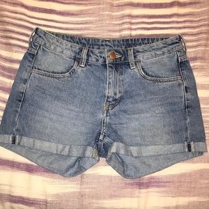 &denim Mom Shorts